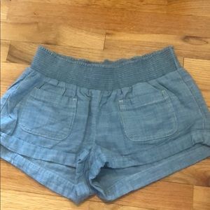 Gilly Hicks chambray shorts